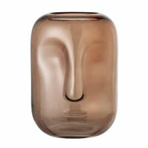 Bloomingville - Vase mit Gesicht aus Glas