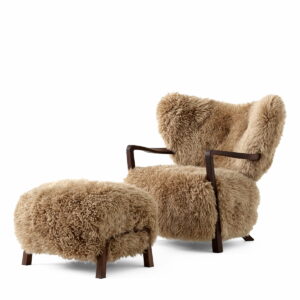 &Tradition - Wulff Lounge Chair ATD2 & Wulff Pouf ATD3