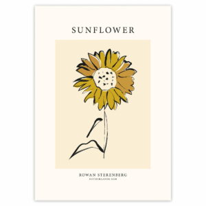 artvoll - Sunflower Poster by Rowan Sterenberg
