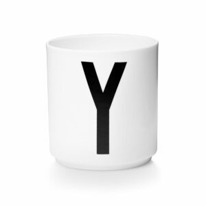 Design Letters - AJ Porzellan Becher Y