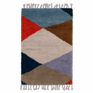 ferm LIVING - Harlequin Wollteppich 80 x 120 cm