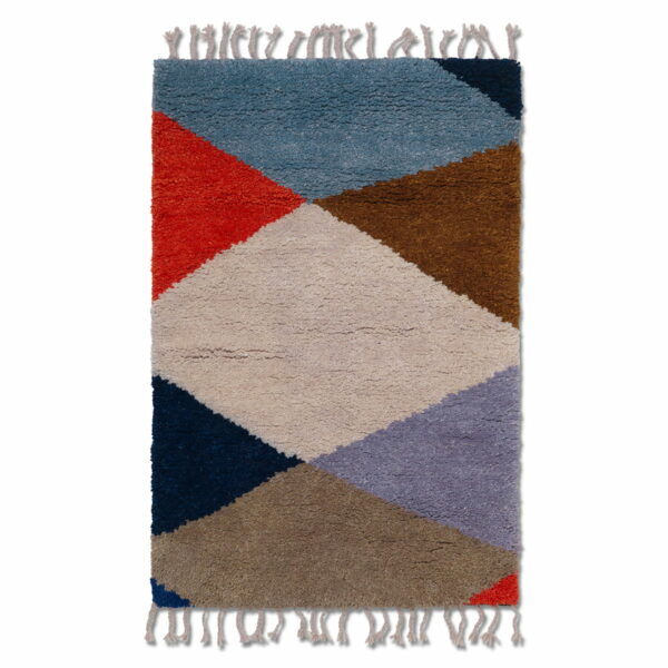 ferm LIVING - Harlequin Wollteppich 80 x 120 cm