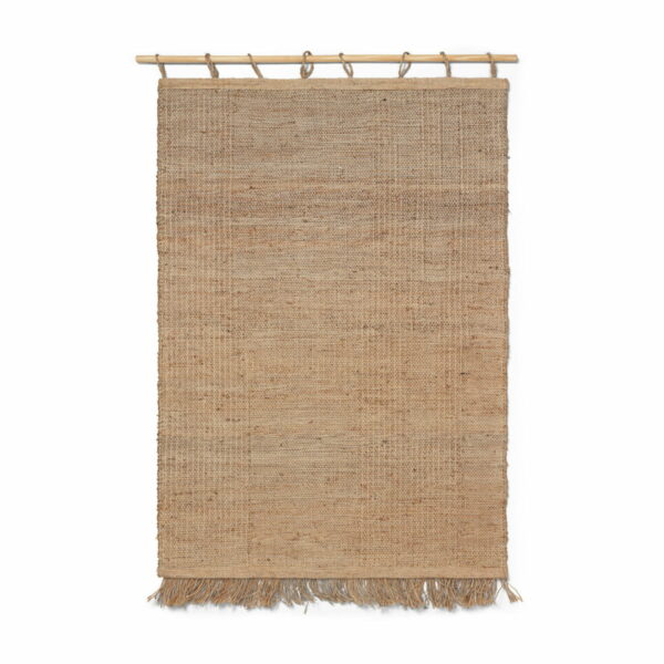 ferm LIVING - Harvest Wandteppich Jute 165 x 100 cm