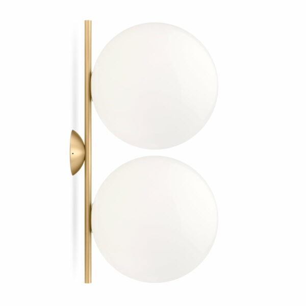 Flos - IC C/W2 DOUBLE Wand- und Deckenleuchte