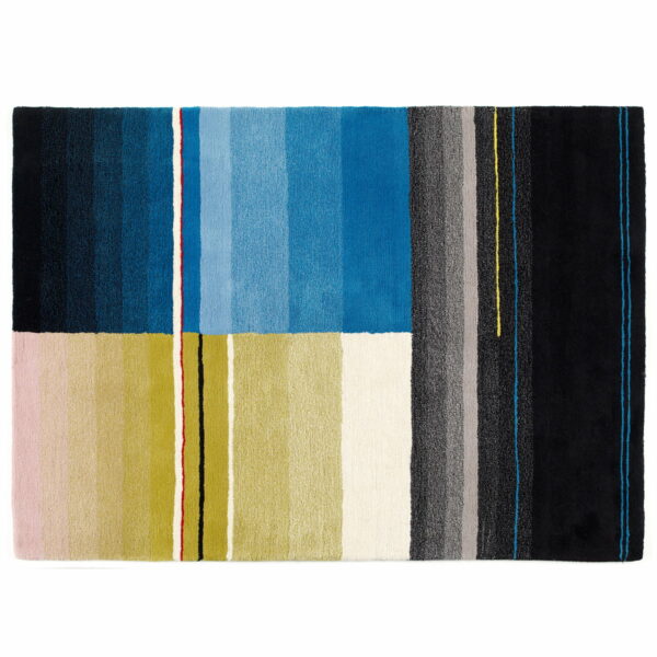 HAY - Colour Carpet 01 (schwarz / türkis / gelb)