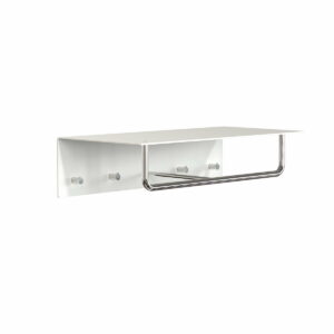 Frost - Unu Wandgarderobe mit Haken und Stange