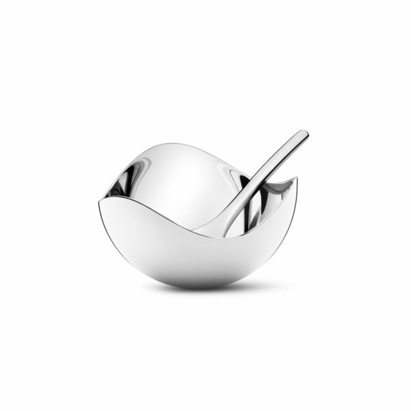 Georg Jensen - Bloom Salzschale mit Löffel