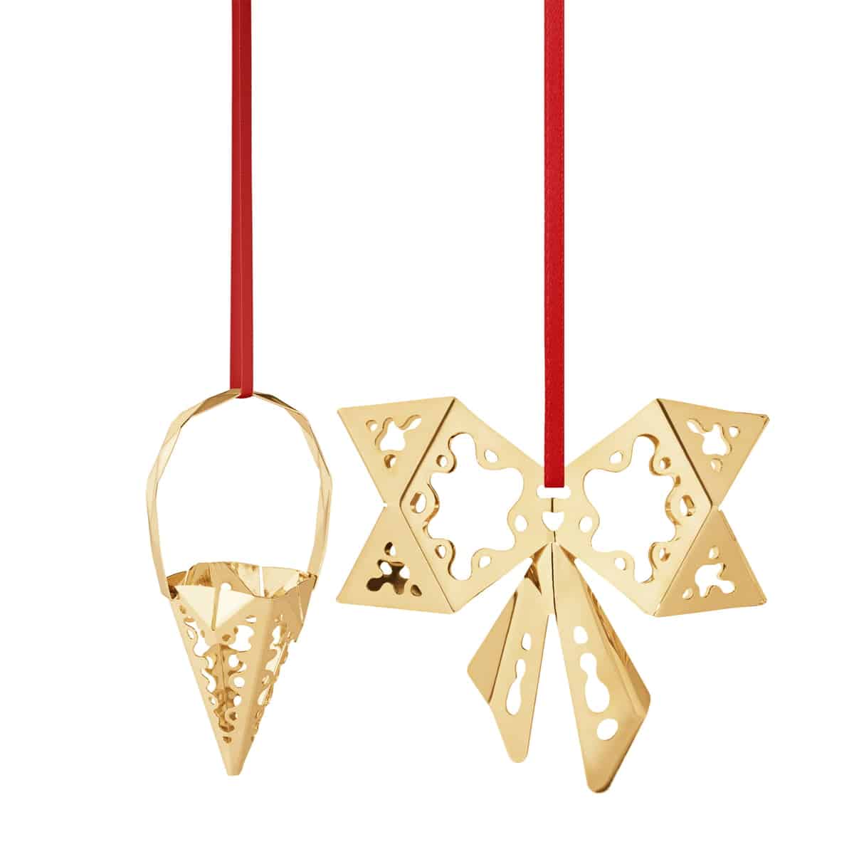 Georg Jensen - Holiday Ornament 2022 Bow & Cone