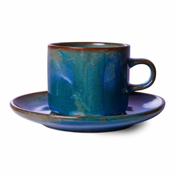 HKliving - Chef Ceramics Tasse mit Untertasse