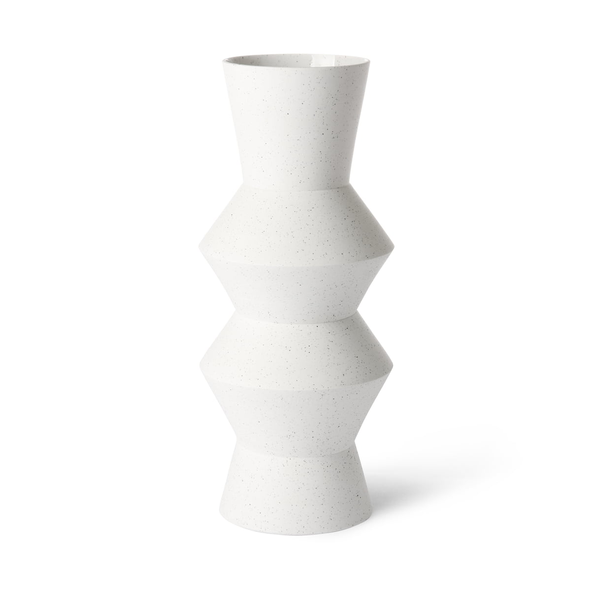 HKliving - Speckled Clay Vase angular