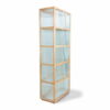 HKliving - Vitrine aus Holz mit geripptem Glas
