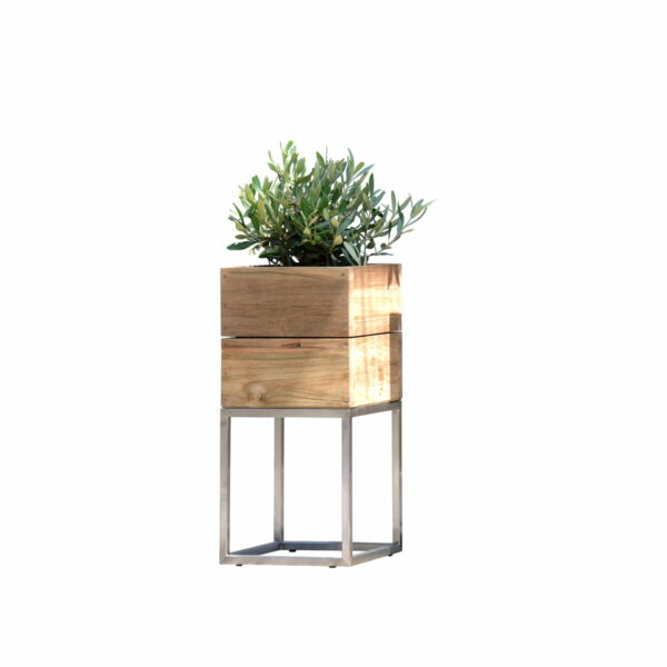 Jan Kurtz - Blumenkübel Minigarden mit Gestell 25 x 25 cm