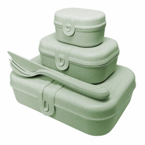 Koziol - Pascal Ready Lunchbox-Set mit Klikk Besteck