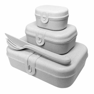 Koziol - Pascal Ready Lunchbox-Set mit Klikk Besteck