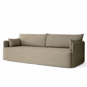 Audo - Offset 3-Sitzer Sofa mit abnehmbarem Bezug