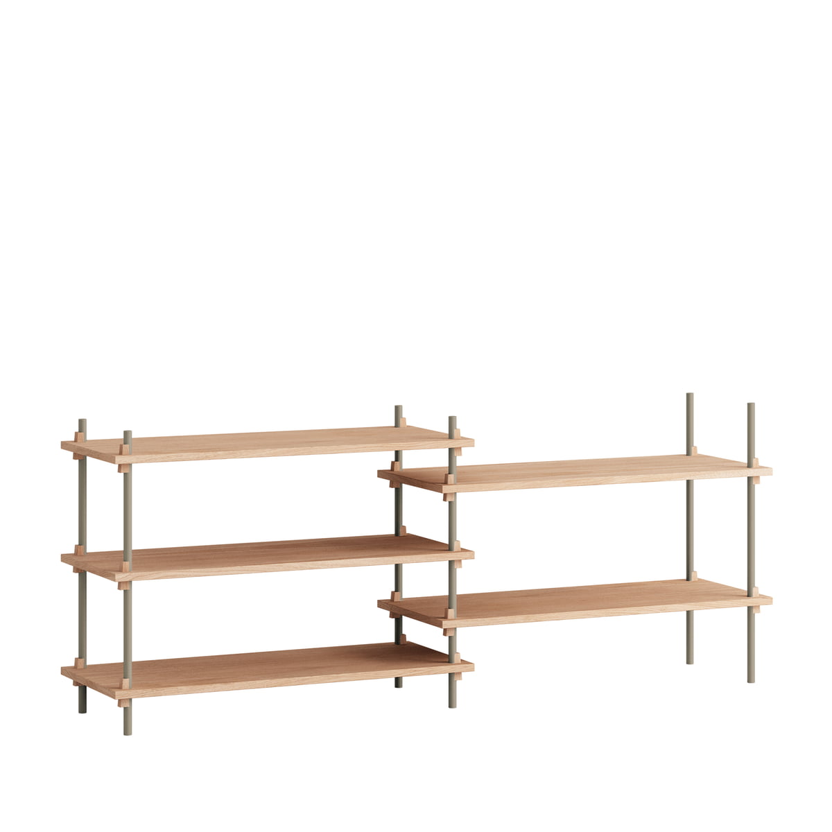 MOEBE - Shelving System Low Double