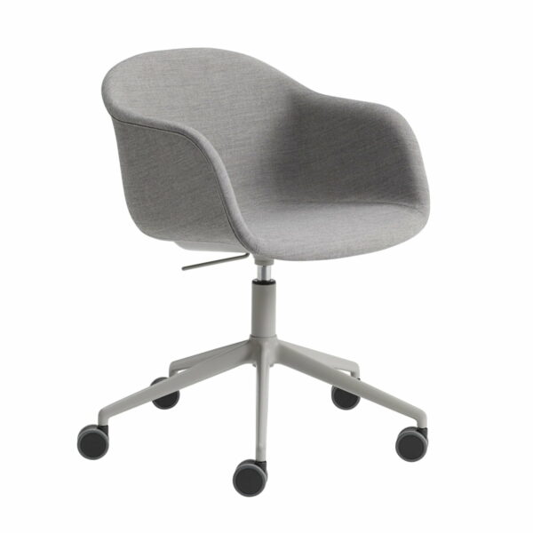 Muuto - Fiber Büro-Armlehnstuhl Swivel Base