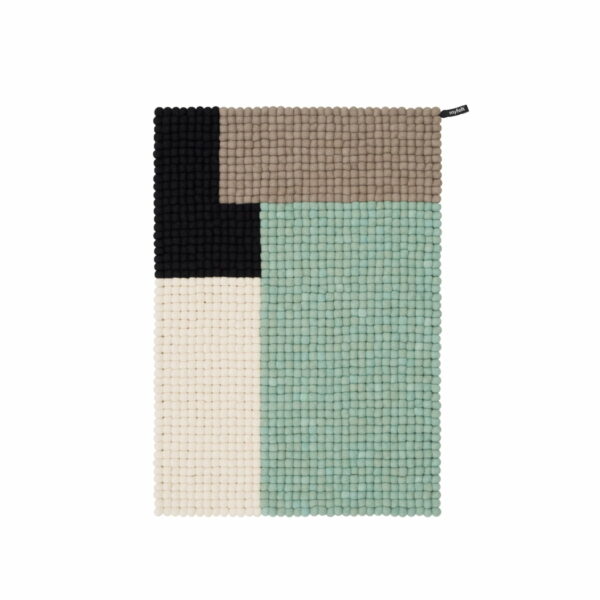 myfelt - Cube Filzkugelteppich