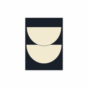 Paper Collective - Half Circles I Poster
