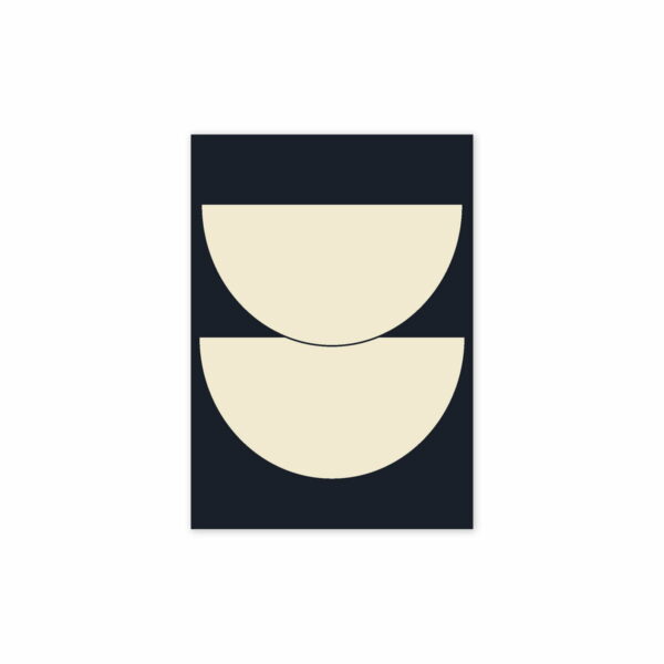 Paper Collective - Half Circles I Poster