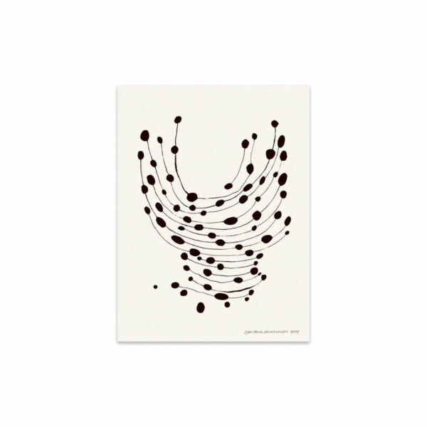 The Poster Club - Dancing Dots von Leise Dich Abrahamsen