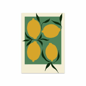 The Poster Club - Green Lemon von Anna Mörner