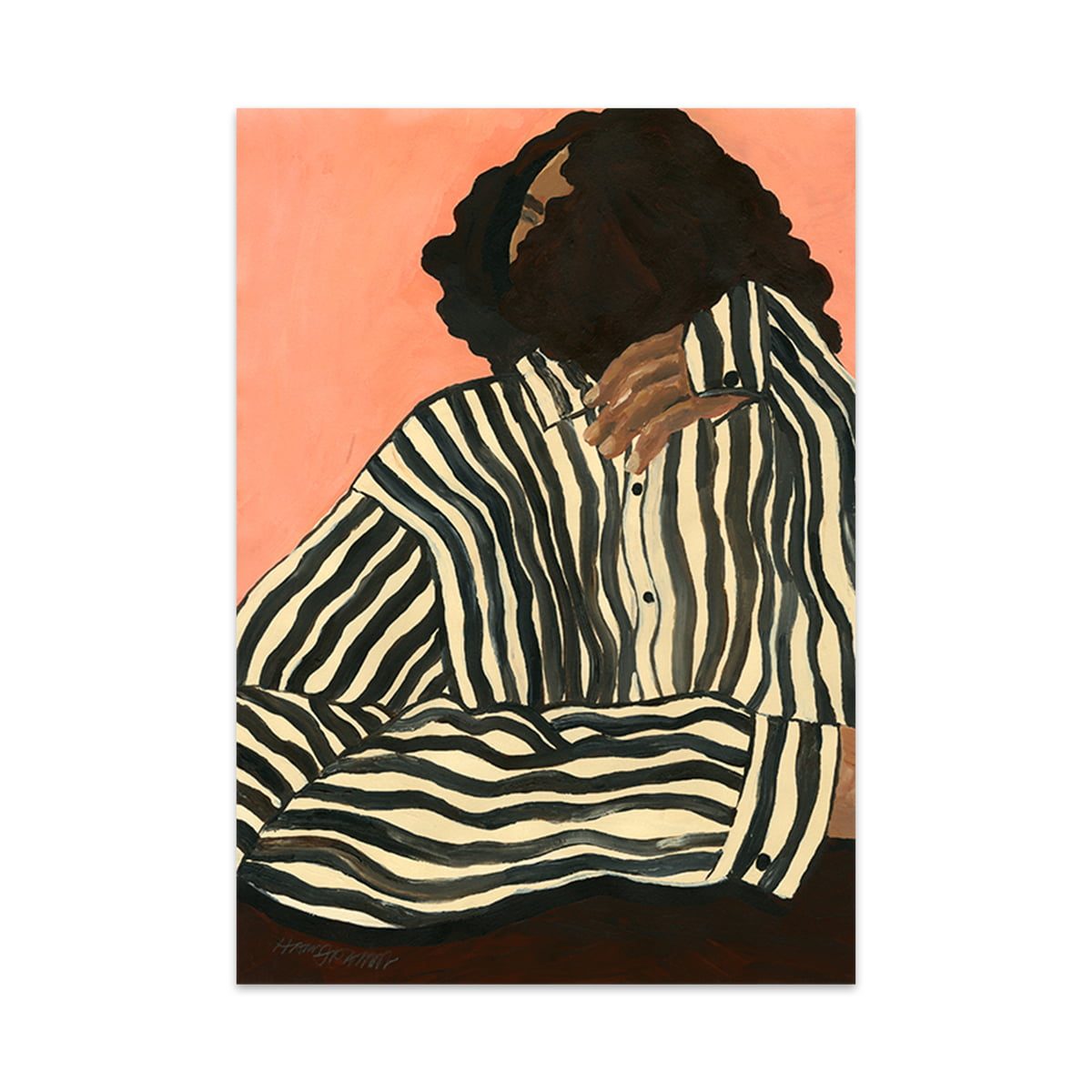The Poster Club - Serene Stripes von Hanna Peterson