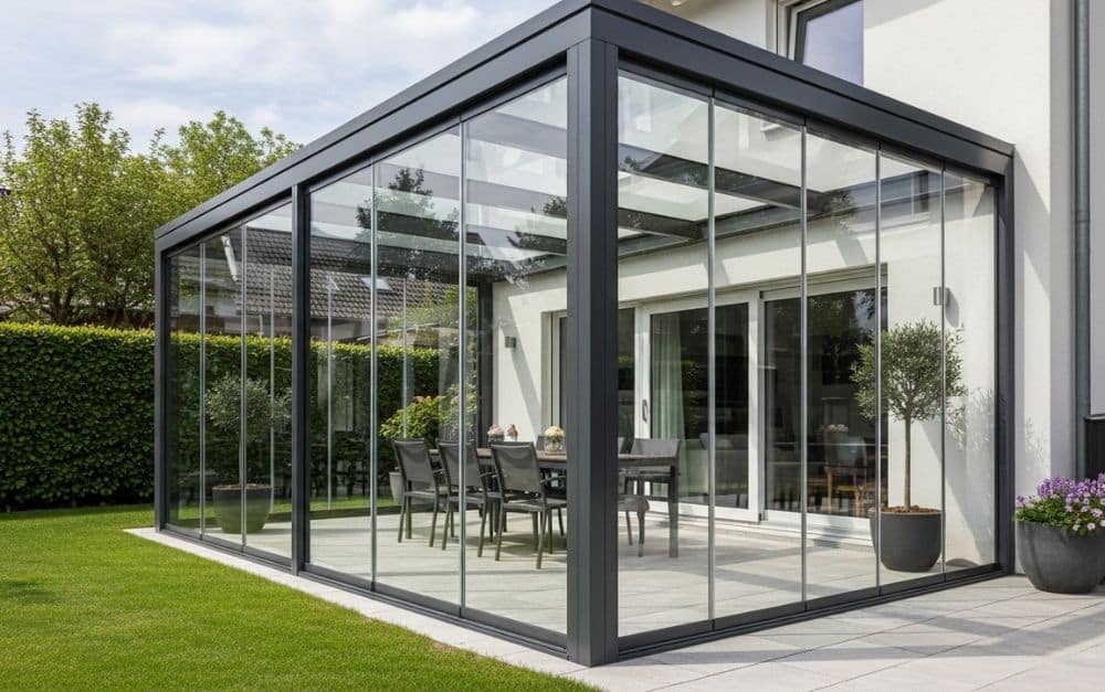 Entdecke, wie du Außenbereiche mit Glaswänden verwandelst